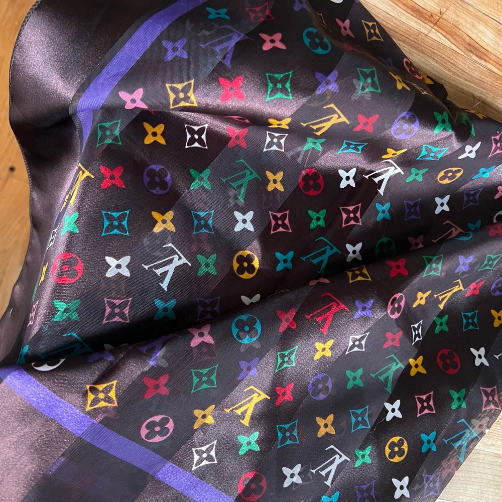 Monogram scarf